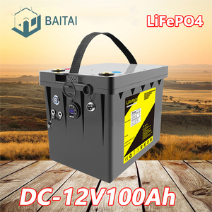 Paket Baterai LiFePO4 DC 12V 100Ah 120Ah Isi Ulang Sel Lithium Iron Phosphate untuk Pasokan Daya Harian - Product Image 1