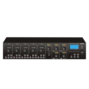 4 Zona PA Matrix Audio Mixer Amplifier PMX-4060 Digunakan untuk Public Address System PA Amplifier