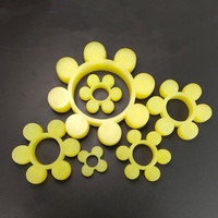 Coussin d'isolation élastique en polyuréthane MT Plum Blossom, bloc élastique en caoutchouc durable avec service de moulage