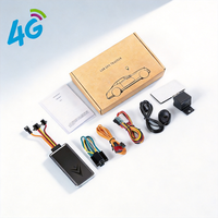 CA004 Traceur GPS 4G pour véhicule avec surveillance vocale, mode veille, coupure d'huile à distance, bouton SOS, étanche, kit GPS automobile mondial
