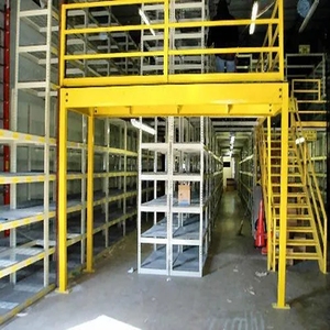 Verstellbare Hochleistungs-Industrie-Mezzanine-Racks Langlebige Rostschutz-Lager regale aus Stahl CE-zertifiziert für die Lagerung verpackt - Product Image 6