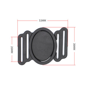Boucle à double tirage en plastique 26 mm réglable pour sacs à dos, sacs de plein air, accessoire de fixation pour sangles - Product Image 3