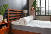 Housse amovible et lavable certifiée Certipur-us Surmatelas en mousse à mémoire infusée de gel