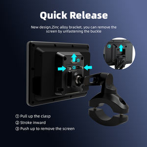 Zmecar El mejor sistema de navegación para motocicletas Navegación para motocicletas barata 5 "Moto Aventura Gps Motocicleta Trail Gps - Product Image 5