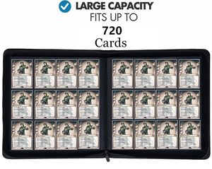 12 túi 720 Túi thẻ Album bên tải thẻ chất kết dính phù hợp cho Yugioh S TCG trò chơi thể thao kinh doanh thẻ chất kết dính - Product Image 6