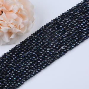 Perles d'eau douce baroques Keshi de 3-4 mm, blanches/roses/colorées, pour collier DIY, produit semi-fini naturel avec des défauts rares - Product Image 3