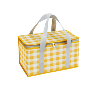 Bolsa de playa para entrega de comida al aire libre, bolsa de picnic aislada reutilizable con parte superior con cremallera - Product Image 4