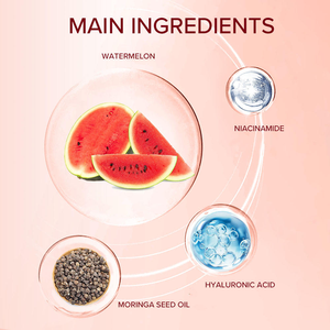 Siero Illuminante Idratante con Niacinamide, <span class=keywords><strong>Vitamina</strong></span> <span class=keywords><strong>E</strong></span> <span class=keywords><strong>e</strong></span> Estratto di Anguria, Anti-Rughe <span class=keywords><strong>e</strong></span> Abbronzante - Product Image 2