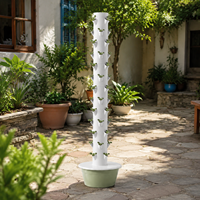 Tour hydroponique à 13 niveaux pour jardin domestique, potager vertical peu encombrant avec pompe et support métallique