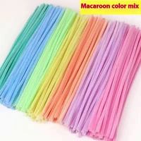 Bandelettes de peluche DIY non-déchirantes et cryptées pour bouquets, jouets faits main pour enfants, kit de matériaux pour bâtonnets torsadés, accessoires en gros
