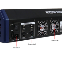 Console de mixage audio amplifiée 16 canaux PHY-16D 350W*2 avec 99 effets DSP, Bluetooth, USB/SD, alimentation fantôme 48V