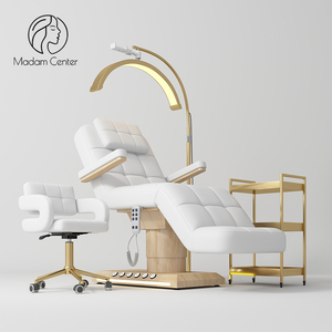 Косметологическая кушетка Madamcenter для процедур по уходу за лицом, электрическая, регулируемая, для косметологов и спа-салонов - Product Image 1