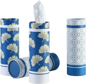 Tubes de tissu de voyage pour conteneur automatique parfait pour <span class=keywords><strong>cylindre</strong></span> porte-gobelet automatique boîte de tube de tissu de voiture voiture ronde tube de tissu en conserve voiture - Product Image 1