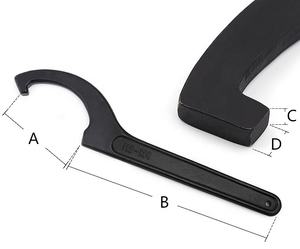 <span class=keywords><strong>Chiave</strong></span> a gancio a <span class=keywords><strong>testa</strong></span> <span class=keywords><strong>tonda</strong></span> regolabile <span class=keywords><strong>chiave</strong></span> a gancio per mandrino a pinza multi-specifica - Product Image 4