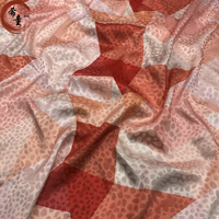 Brocade imprimé numérique italien 100% soie satin tissus polyester tela tissu jacquard tissu élastique en mousseline pour robe