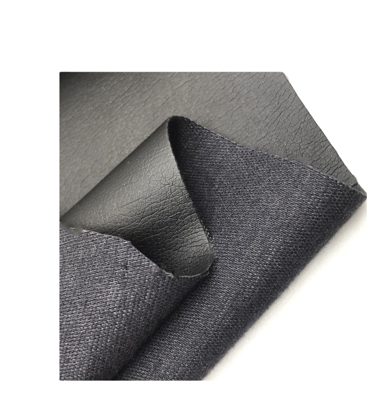 Bonded Leather Fabric Waterproof Synthetic 75D Jersey PVC Coated Home Textile Sofa Mattress Car Mat Bags Jackets