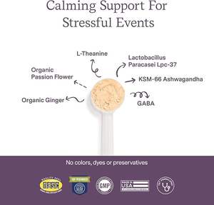 Poudre de supplément calmant naturel en gros pour chiens Anxiété Peur et soulagement du stress Poudre calmante - Product Image 3