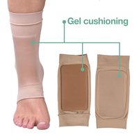 Chaussettes de compression rembourrées pour la protection du talon et du tendon d'Achille, pour la bursite, la tendinite et les douleurs tendineuses