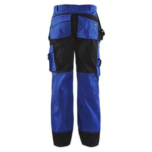 BLAKLADER - 150318608599C44 Pantalones artesanos con bolsillos para rodilleras azul aciano/negro-PANTALONES DE TRABAJO EAN 7330509264362 - Product Image 3