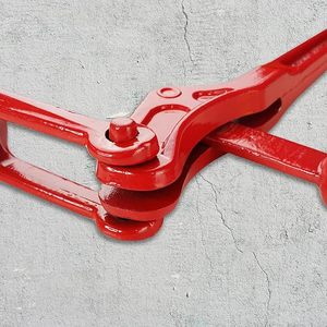 5/16 raccoglitore di carico a leva "-3/8" con 2 ganci di presa legano i carichi pesanti al camion o al rimorchio a pianale che traina il carico rosso - Product Image 6