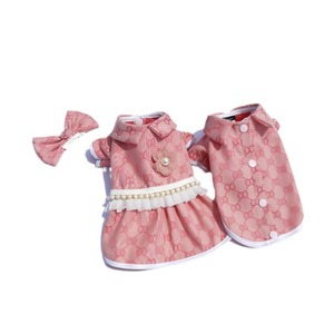 Toptan Pet ürün yeni tasarım <span class=keywords><strong>2025</strong></span> köpek tasarımcı giyim köpek kediler için kaniş ince elbise sonbahar kıyafet - Product Image 4