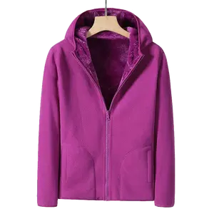 Классические толстовки унисекс OEM ODM с логотипом на заказ, зимняя флисовая куртка с мягкой оболочкой, флисовая куртка на молнии
