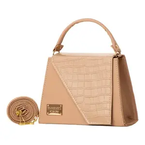 Bolso Bandolera Fana Spectacular Mina, 20x14x7 cm, Patrón de Cocodrilo, Cierre de Cremallera, Borla, Estilo Moderno para Dama - Product Image 3