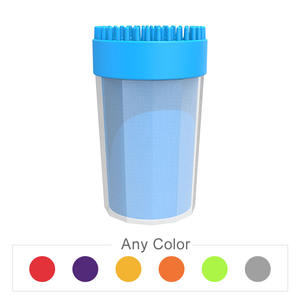 Limpiador de patas de perro 2 en 1 y cepillo de aseo para mascotas, limpiador portátil de patas de Mascota, arandela de pies de perro de silicona suave para patas fangosas de perro - Product Image 5