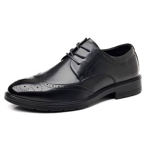 Zapatos de Cuero para Hombre de Alta Gama, Estilo Británico Formal para Negocios, Mocasines para Boda, Sin Cordones - Product Image 2