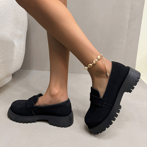 Chaussures à semelle épaisse à enfiler, taille 43, automne - Product Image 2