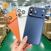 Casing Belakang Logam Mewah untuk Ponsel, Upgrade ke Seri 17, Pengganti Casing Ponsel Magnetik