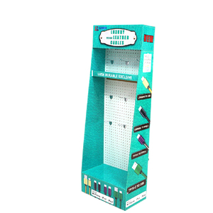 Tông sàn hiển thị truy cập giá carton PDQ hộp hiển thị siêu thị POS Pop giấy các tông hiển thị đứng với móc - Product Image 6