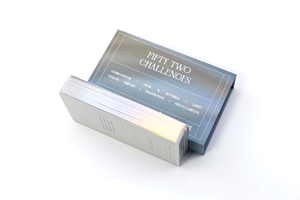 Factory High Quality Custom Silver Edge Colorful Wings Card Deck with Magnetic Case and Positive <b>Spirit</b> Affirmation Board Game - Product Image 3