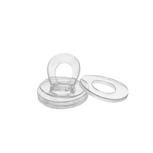 PVC Transparent Flat <b>Gasket</b> 20 Mm Outer Diameter 1.5 Mm Thickness Ring Shape For Water And Dust Sealing - Product Image 1