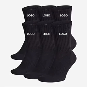 6 cặp 1 thẻ Chất lượng cao Elite Crew vớ cho nam giới bóng rổ và chạy dày khăn dưới Jacquard cotton thể thao vớ - Product Image 6