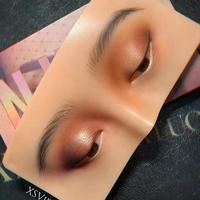 Moule de mannequin facial en silicone 5D pour la pratique du tatouage, de la maquillage permanent, de la pratique du maquillage des sourcils, du maquillage des yeux, du masque facial, du tableau de pratique