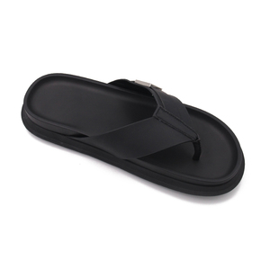 OEM ODM High Quality <strong>Leather</strong> <strong>Slippers</strong> Stylish Brown Waxing <strong>Leather</strong> Comfort Insole New Design <strong>Slippers</strong> <strong>Men</strong> Rubber Summer <strong>Slippers</strong> - Product Image 4