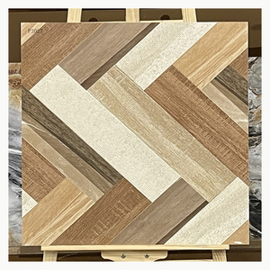 <span class=keywords><strong>Carrelage</strong></span> en porcelaine 600x600mm, motif bois massif moderne, carreaux pour salon - Product Image 4