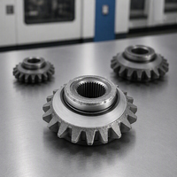 Fabrication sur mesure OEM d'engrenages coniques forgés 4140 45 #   Acier pour l'assemblage des différentiels d'essieux de camions et de machines agricoles
