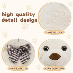 Hayat-boyutu 2m boyunda dev oyuncak ayı büyük boy yumuşak pamuk dolması hayvanlar doğum günü hediyesi çocuk kız arkadaşı eşi anneler günü - Product Image 3