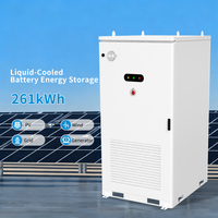 Kits de système de stockage d'énergie Bess Container 261 kWh, solution clé en main pour bâtiments commerciaux, norme européenne, export, haute qualité