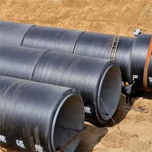 Tuberías de Hormigón Pretensado PCCP, Cilindro de Acero Reforzado, Tubería de Empuje para Microtúneles con Productos de Fibra de Vidrio y Anillo de Extremo de Espiga - Product Image 2