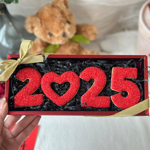 2025 Super Flash Atmosphere Red New Year Frosting Sweet Bulk Biscuit Set Regalo PARA EL Festival de Primavera - Product Image 1