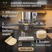 Machine à presser la pâte multi-usages pour tortillas, roti, chapati, pain pita, croûtes de tourtes à la viande, pâtes et feuilles de pâte