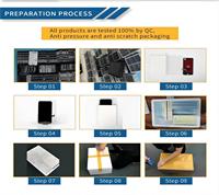 100% diuji Cina lengkap lcd layar sentuh layar lcd ponsel combo tampilan untuk IPhone 5 6 7 8 Plus X XS XR 11 11Pro