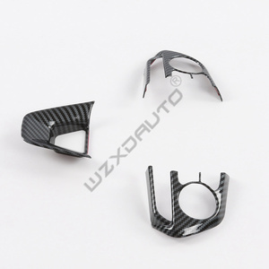 Cubierta Decorativa para Volante WZXD 2020 2022, Fibra de Carbono ABS, 3 Piezas para Cross - Product Image 4