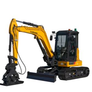 Mini-excavatrice Liugong 9057FZTS avec marteau, ligne 5,7 tonnes, mini-excavatrice hydraulique Liugong, excavatrice de terrassement - Product Image 1