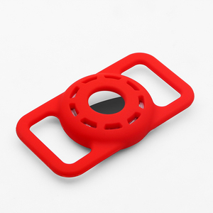 LeYi funda protectora para perro mascota <span class=keywords><strong>Collar</strong></span> para Air tag Holder Anti Lost a prueba de golpes GPS Tracker AIR Bow Cat Cover TAG Case - Product Image 4