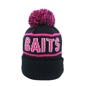 Unisex Winter <b>Hat</b> 3D Embroidery Logo High Quality <b>Pompom</b> Knit Beanie Featuring Camouflage Character Fleece Lining Warm Business - Product Image 4