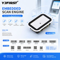 Módulo Escáner de Códigos de Barras 2D con Lente Gran Angular YJFIRST, Montaje Fijo Integrado, Detección Automática, Interfaz USB TTL, en Stock